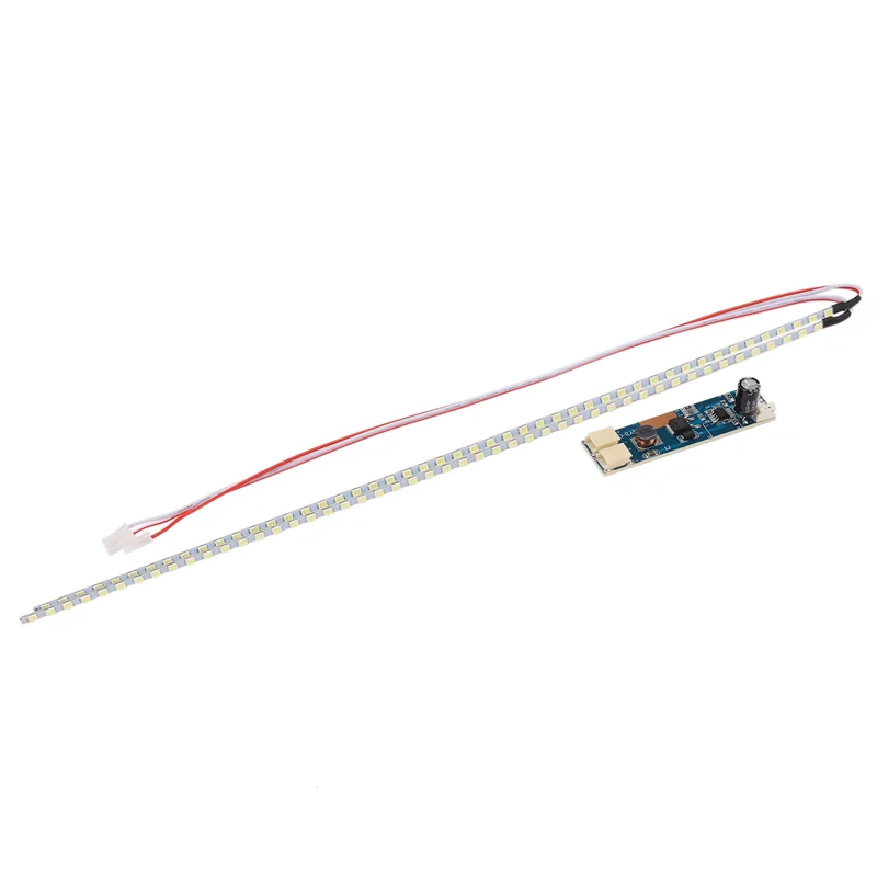 AT53 4 Buah 315Mm 15 Inci LCD Layar Lebar Dapat Diredupkan Lampu LED Dapat Disesuaikan Kit Strip Lampu Latar