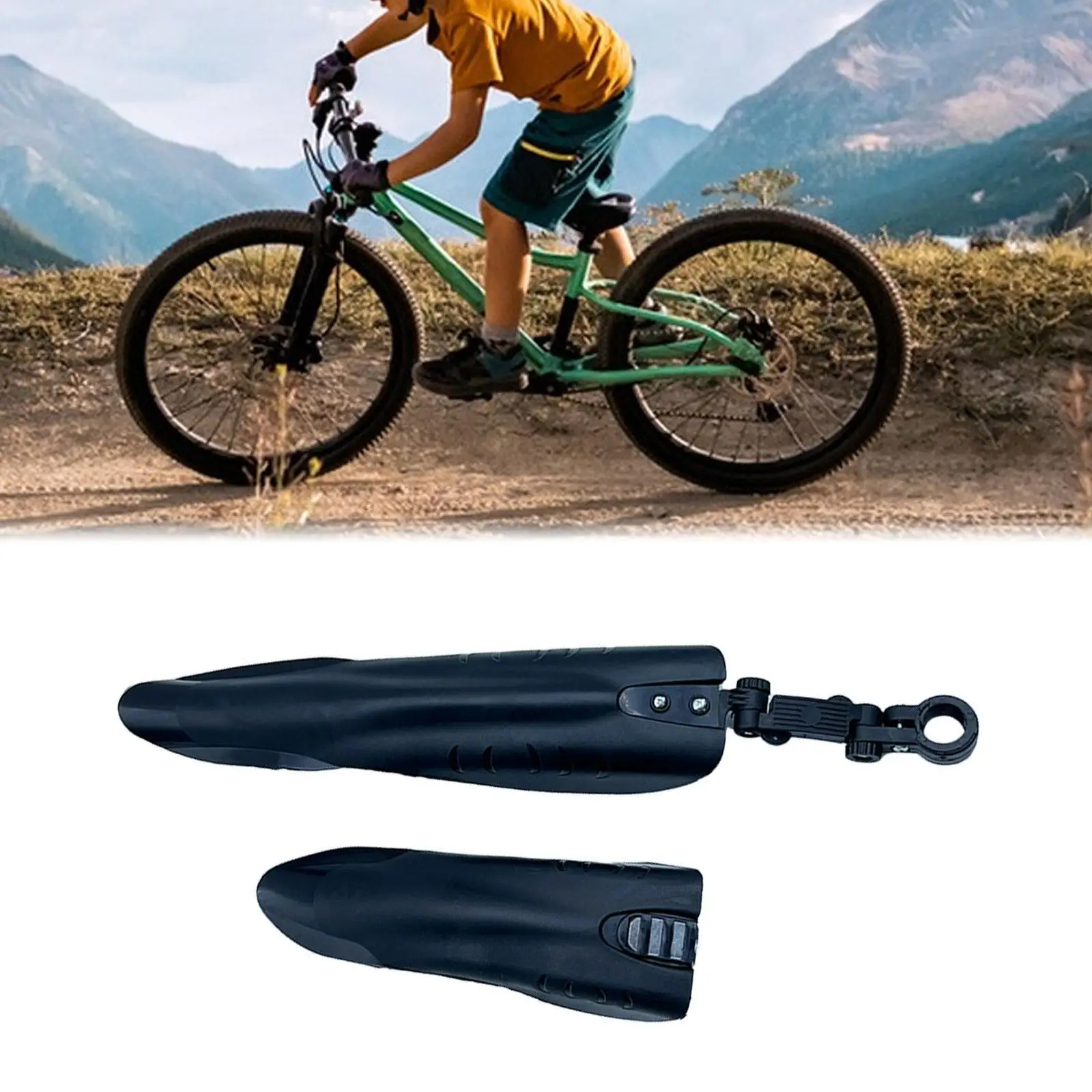 

Передние и задние крылья для горного велосипеда. Простая установка. Велосипедные брызговики.