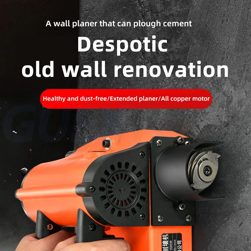 Electric Wall Planer For Scraping Dead Corners Portable 42802W Decoration Rough Planing Concrete Putty Wall Scraping Tool