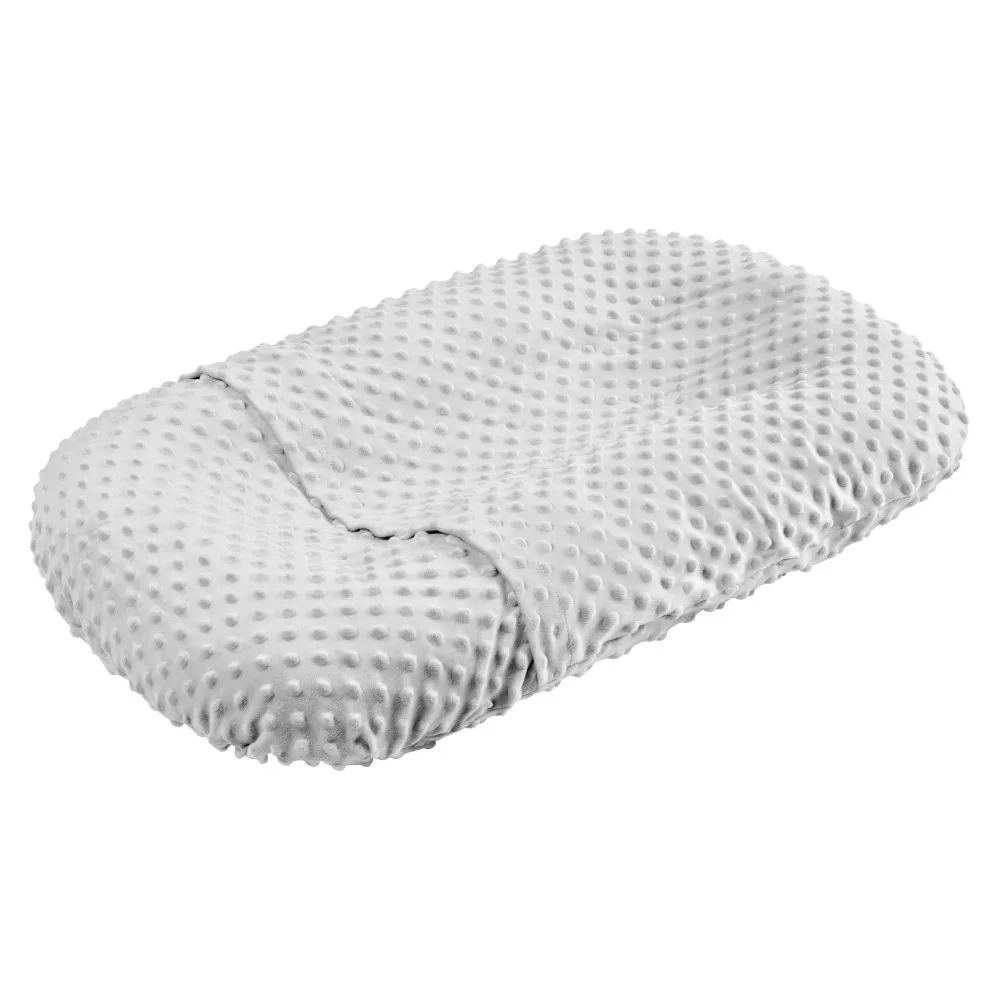 Only Cover Ultra Soft Removable Baby Nest Bed Cover Solid Color Newborn Slipcover Lounger Cover Sleeping Pad Flat Sheet for Crib