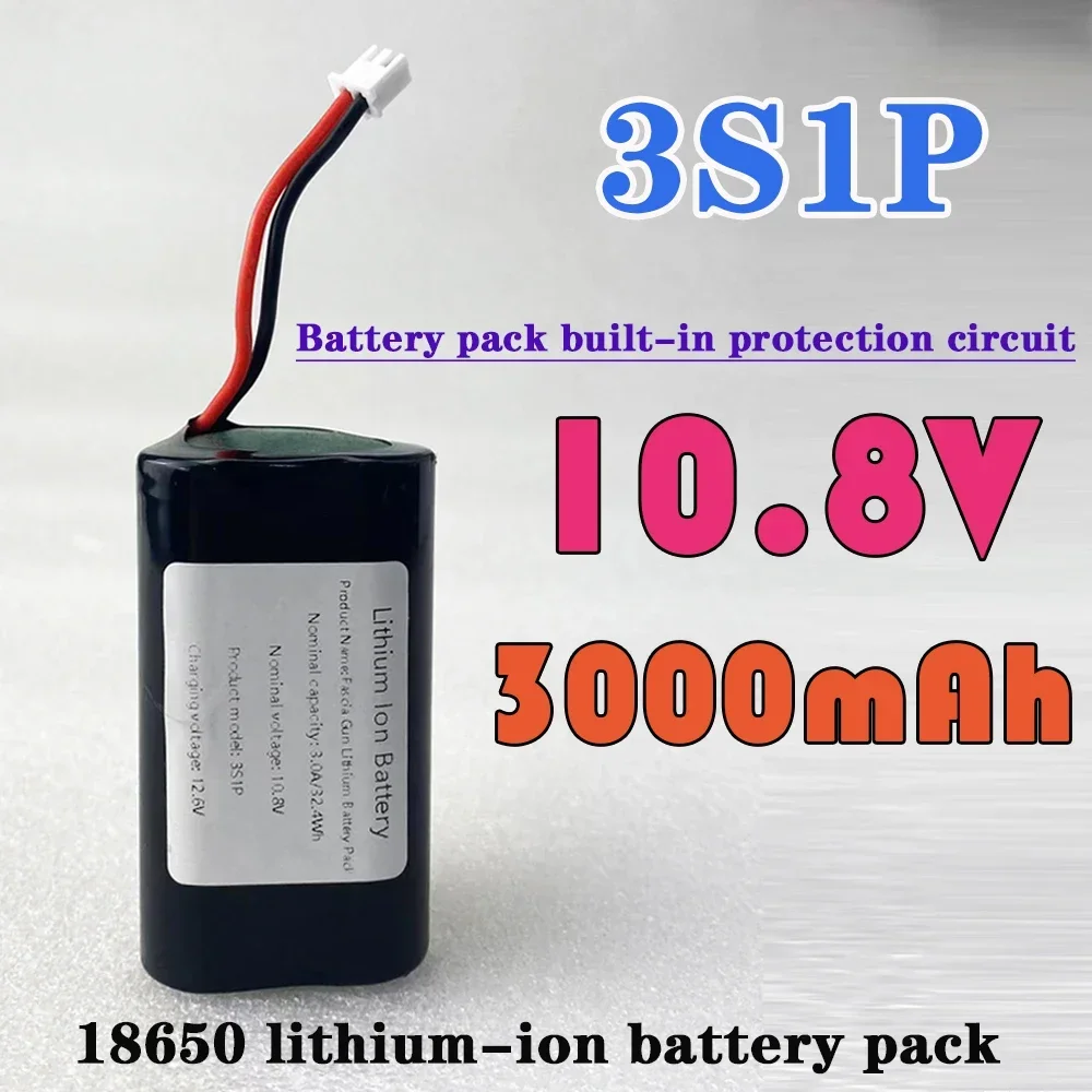 10.8V 3000mAh Rechargeable Lithium Battery Pack Suitable For Fascia Guns, Massager Special Tool Batteries