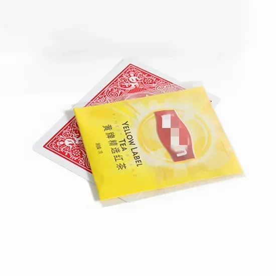 Card To Tea Bag Card Magic Tricks Gimmick Close Up Magic Props Illusions Magician Prophecy Magia Mentalism Stage Magie Funny