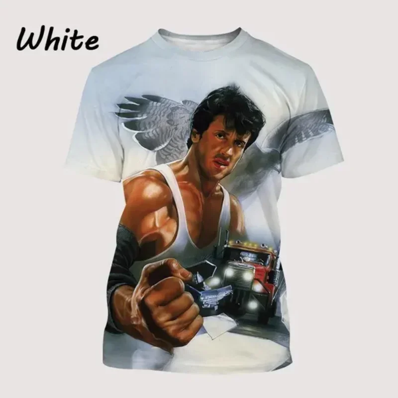 

Movie Rambo 3D Printed Plussize Men's and Women's T-shirt Personality Hip Hop Harajuku Street Sport Quick Dry Breathable