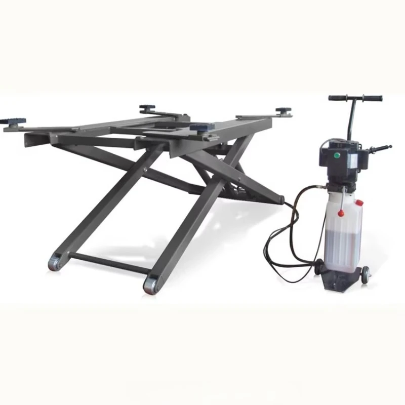 6000Lb portable scissor automatic lift for quick tire changes and simple shredding
