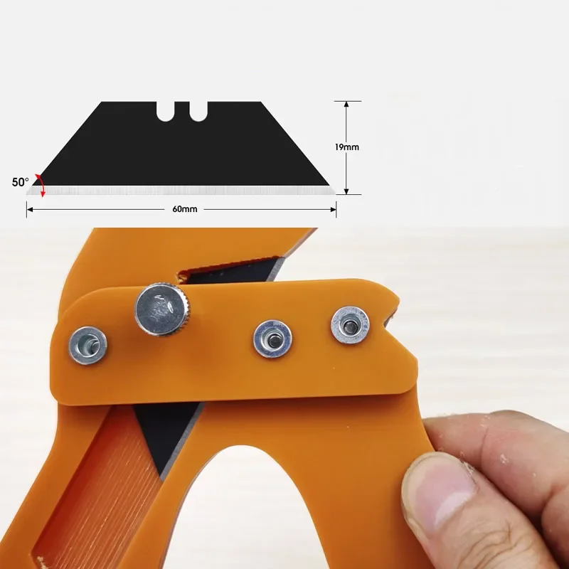 2 in 1 수동 트리밍 블레이드 아크 스트레이트 엣지 밴딩 스트립 스크레이퍼 보드 PVC 바인딩 엣지 트리머 디버링 도구 목공용