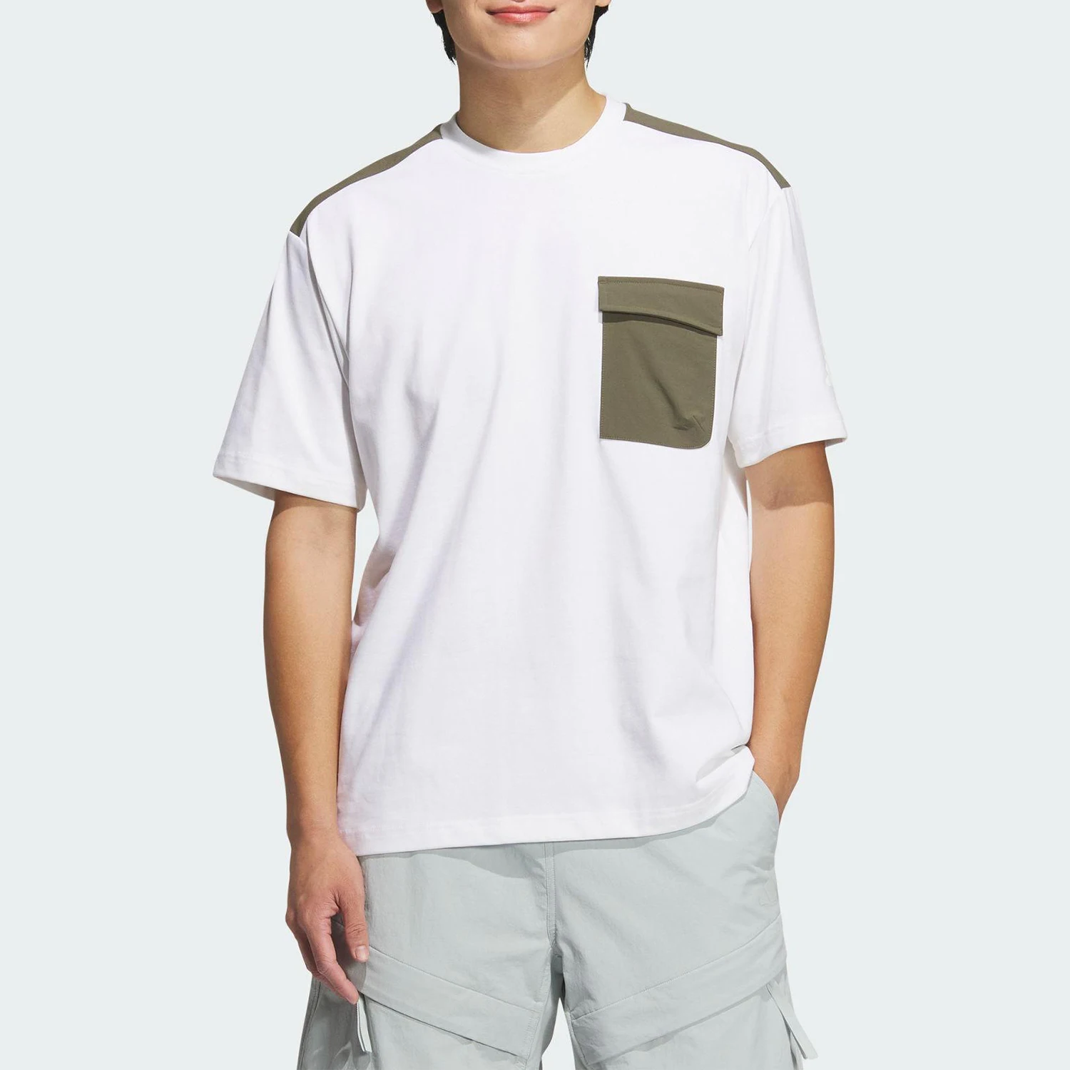 Oficjalna, oryginalna, letnia, nowa męska koszulka z krótkim rękawem, oddychająca, z dzianiny, Adidas JM2061