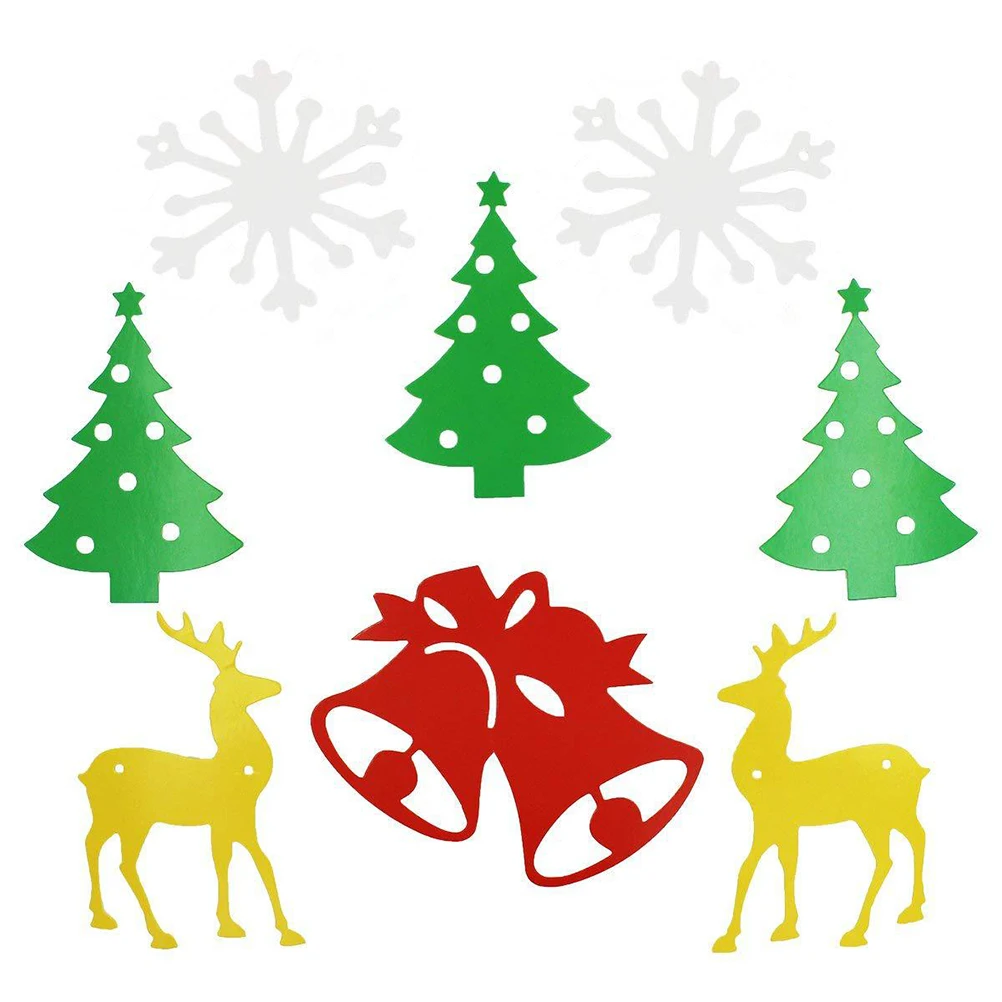 

1pc Christmas Banner Party Garland Hanging Christmas Hanging Flag Flag Bunting Letter Merry Words Indoor Outdoor Props