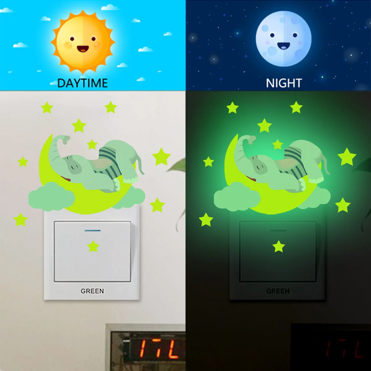 : Светящиеся наклейки