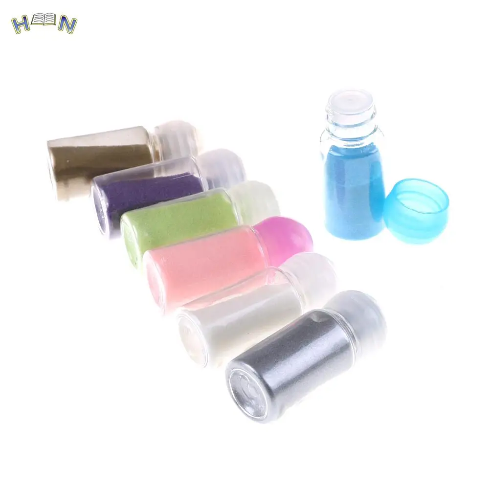 Pigmento en relieve de colores brillantes para manualidades, pintura metálica en polvo, 10ML, gran oferta