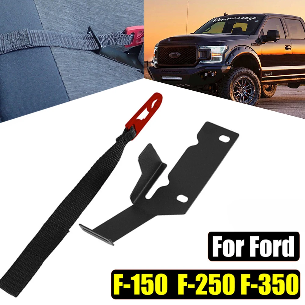 For Ford F150 F250 F350 Durable Buckle Adjustable Strap Safety Belt Buckle Rear Seat Quick Latch Car Release Belt