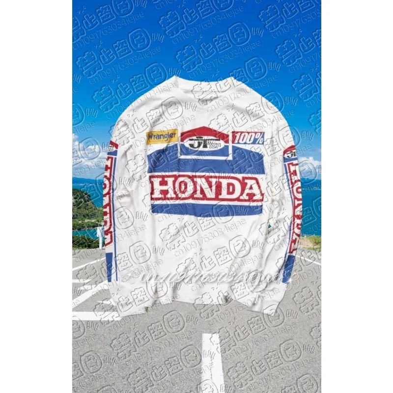 

Honda High Performance Motocross Long Sleeve T-Shirt Quick Drying Breathable Gear For Off-road Riders And Mountain Bikers Jersey