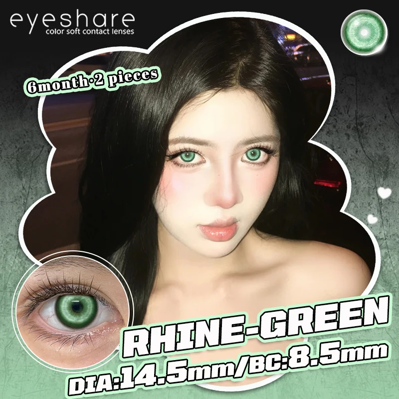 EYESHARE 1 Paar Cosplay Farbige Kontaktlinsen für Augen Rote Kontaktlinsen Anime Rosa Augenlinsen Halloween Beauty Make-up Linsen – Detail 27