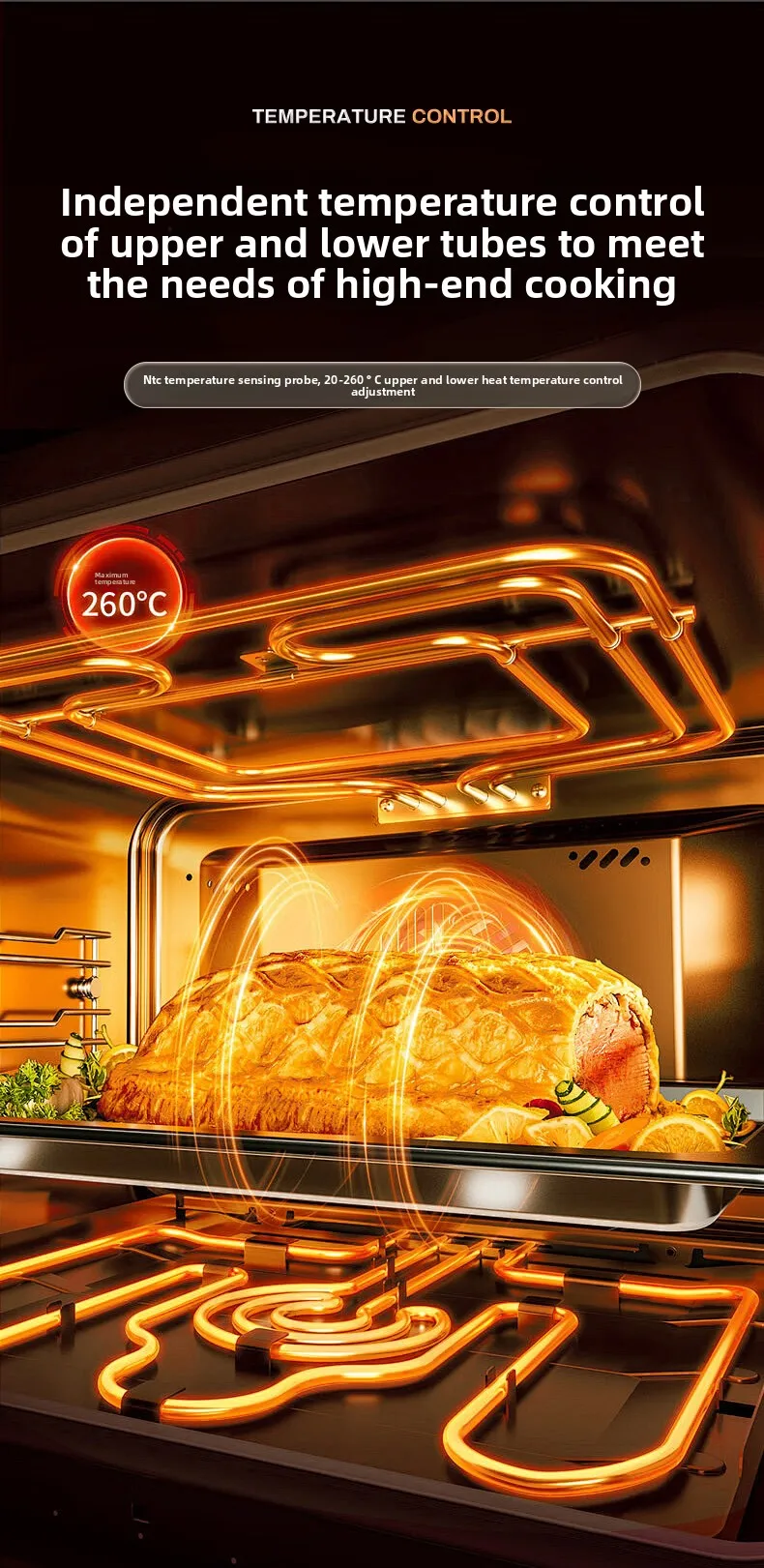 TQH electric oven baking stove small automatic large capacity atomizing fermentation box household blast stove open stove