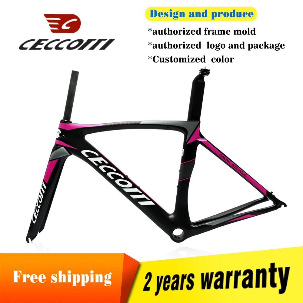 T1000 Carbon Road Bicycle Frame, Ultralight Frame, 700CC Rim Brake, Road Frameset, Fork Seatpost, Hot Selling Racing Bike