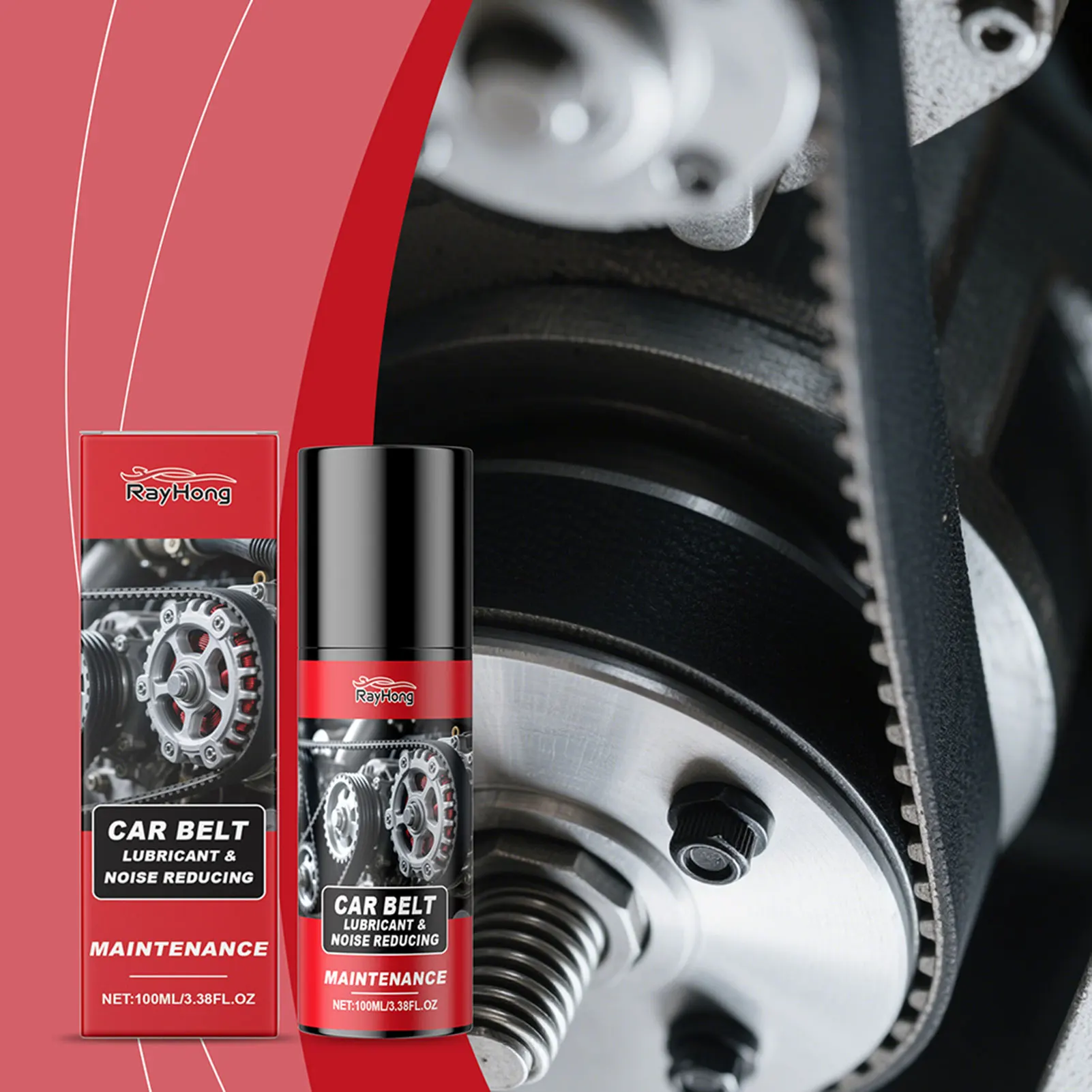

Vehicle Accessory Belt Noise Elimination Spray Lowers Operational Noise Significantly. Automotive Maintenance & Repair