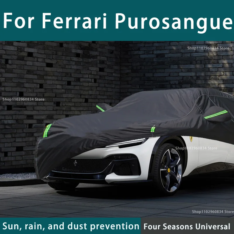 

FOR Ferrari purosangue Car Cover Outdoor Protection Full Car Covers cooling Cover Sunshade Waterproof Dustproof car Accessories