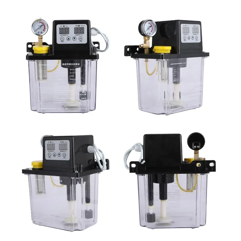 220V Dual Digital Display Automatic Electric Lubrication Pump Oiler Oiling 1L 2L Hydraulic Oil Intelligent Pump