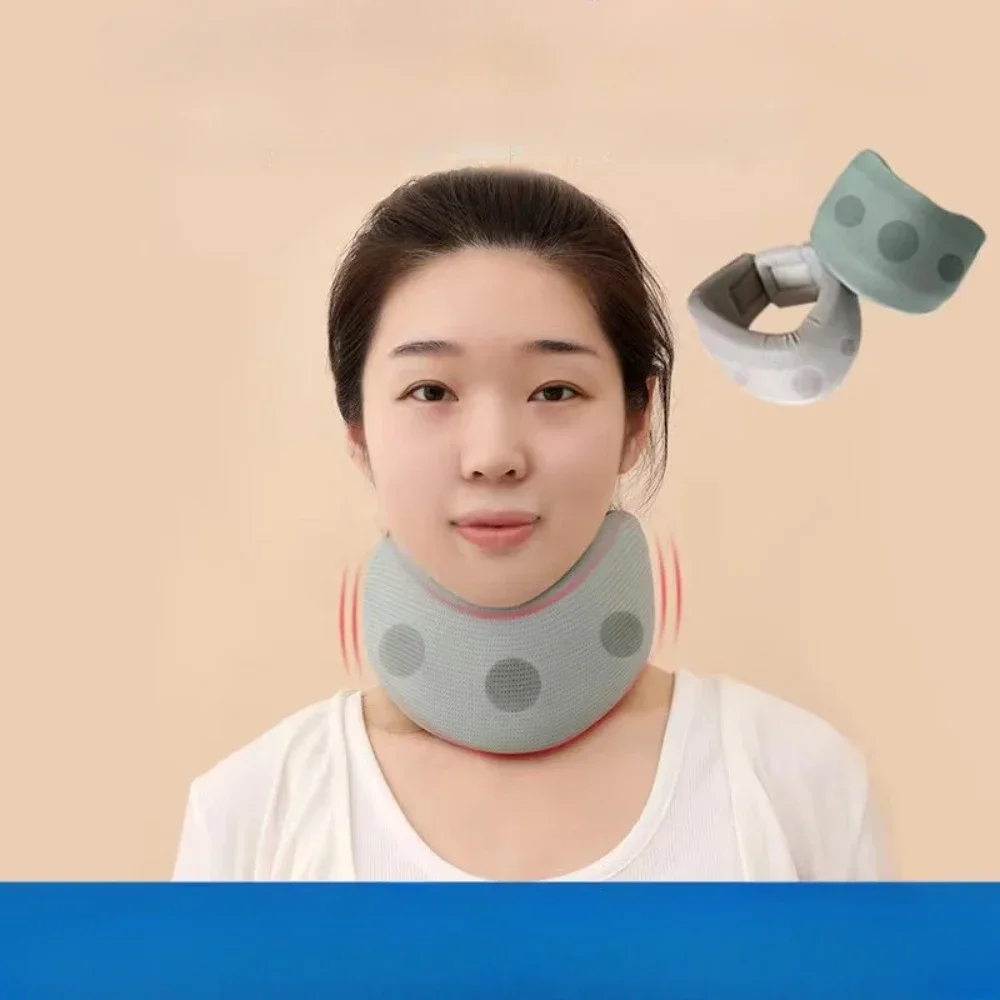 Portable Neck Brace Breathable Sponge Migraine Cervical Collar Relieve Pains Cervical Tilt Prevention Braces Fixed Anti-Slumping