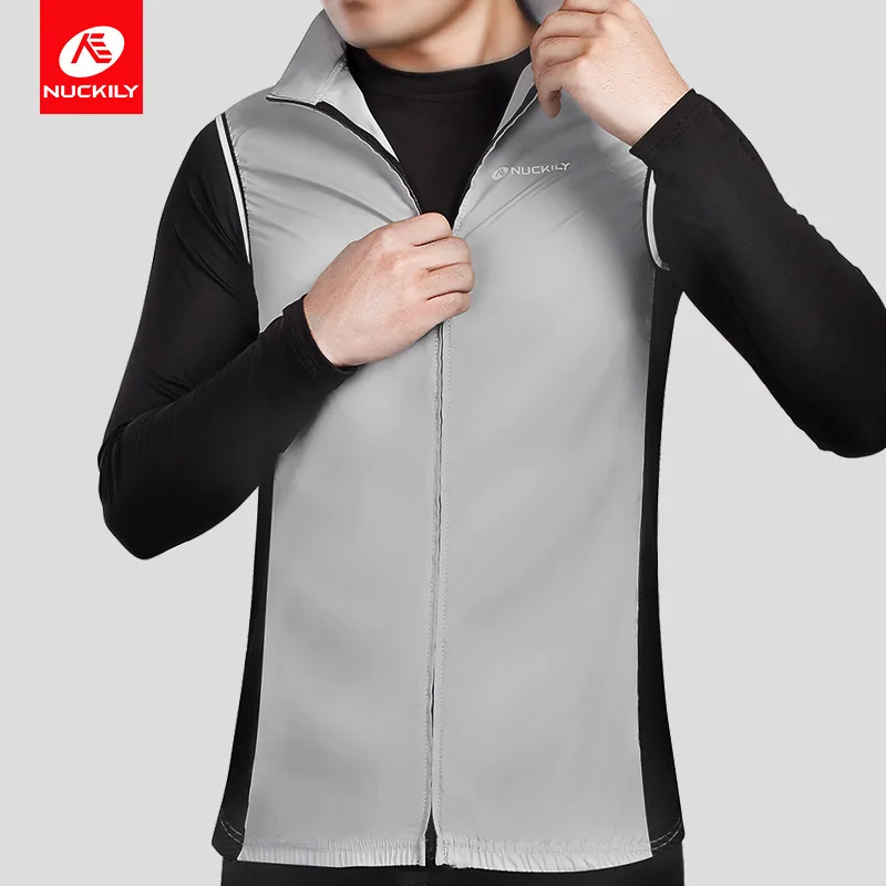 

Summer Riding Clothes for Men and Women Windproof Sports Vest Bike Portable Sleeveless Sports Thin Breathable Windbreaker