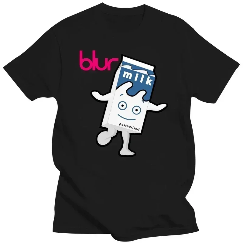 

Blur Britpop Band Coffee and Tv Milk Band Концертный тур Футболка с принтом Летняя уличная одежда Повседневная модная уникальная футболка с круглым вырезом