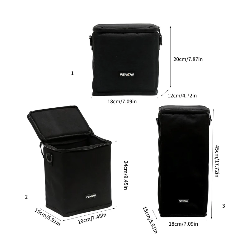 Lightweight Camera Bag DSLR Camera Bag Soft Lens Case With Shouder Strap for Traveling Camera Storage Case 