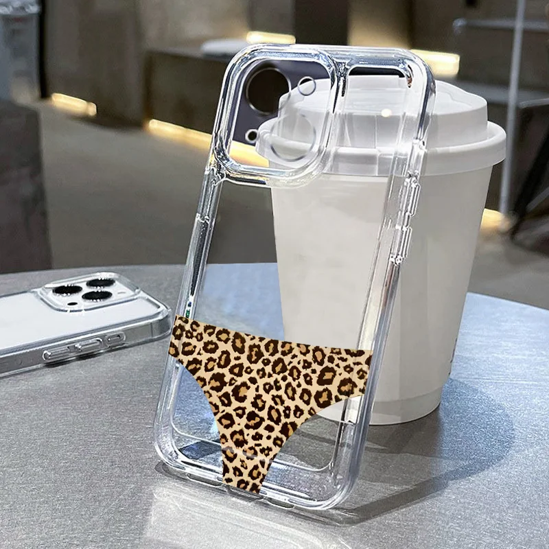 

Leopard Print Bikini Phone Case For Samsung Galaxy S25 S23 S24 S22 Ultra Plus Shockproof Cover For Galaxy S24+ S23+ S25+ Shell