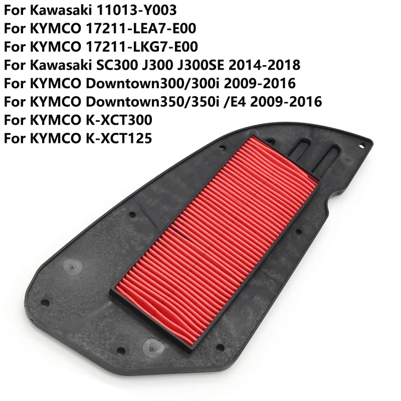 

Мотоциклы воздушный фильтр для Kawasaki KYMCO SC300 J300 J300SE K-XCT300 K-XCT125 11013-Y003 17211-LEA7-E00 17211-LKG7-E00