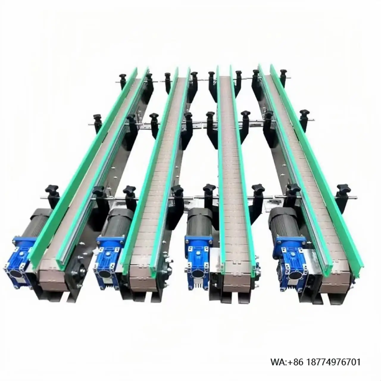

Efficient Customized Flat-Top Chain Plate Conveyor for Beverage Filling Production Line, Plastic Chain Plate Conveyor Machine
