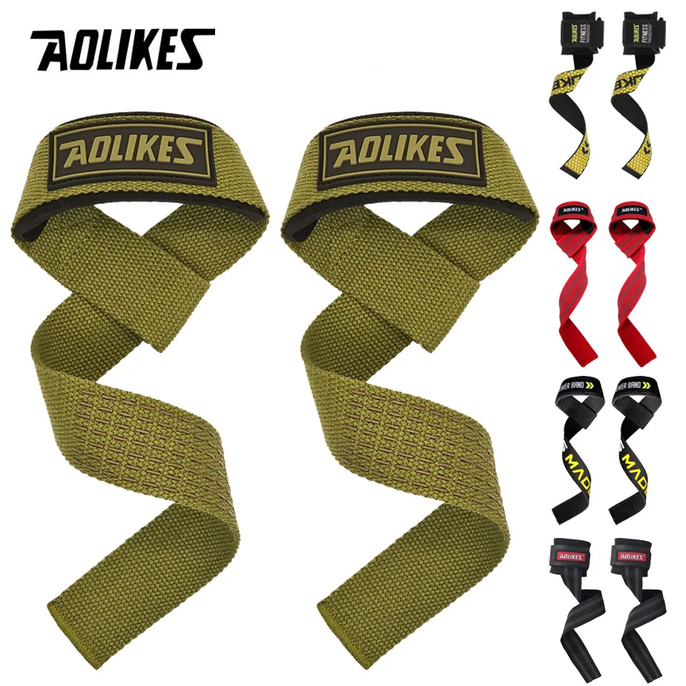 AOLIKES 1 para regulowanych opasek na nadgarstek, elastyczna osłona nadgarstka, opaska ochronna na nadgarstek do podnoszenia ciężarów, Crossfit, trójbój siłowy