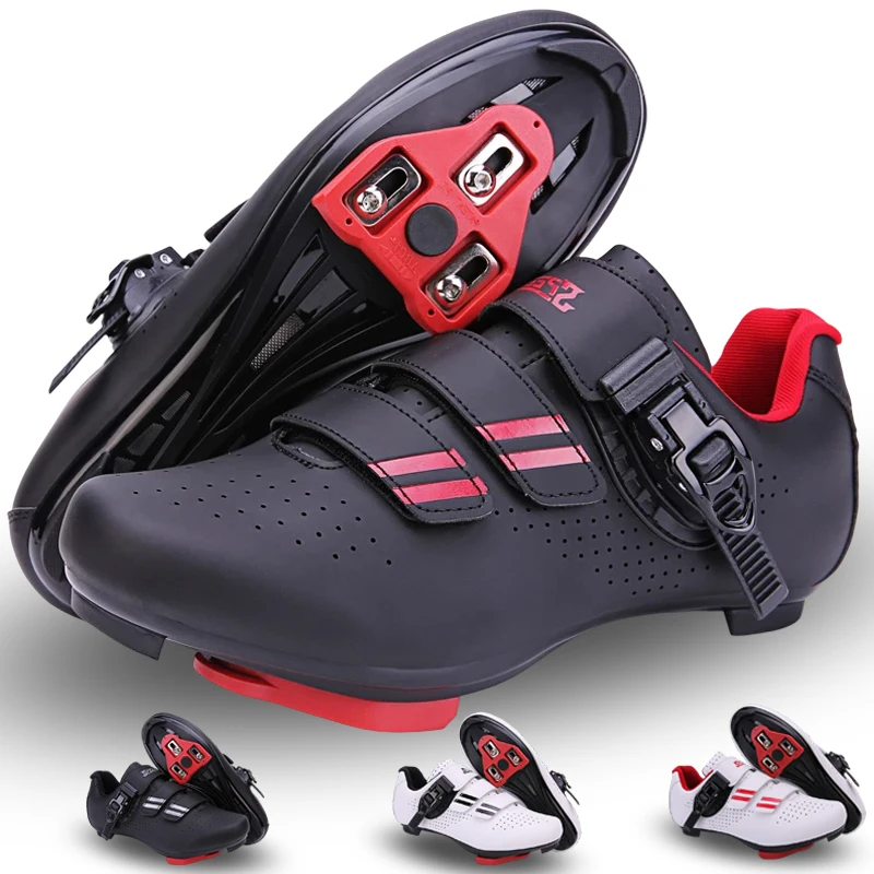 2025 Hot Sale，Mens Cycling Shoes Compatible with Peloton Indoor Bicycle in Road Bike Shoes Pre-Installed with Look Delta Cleats