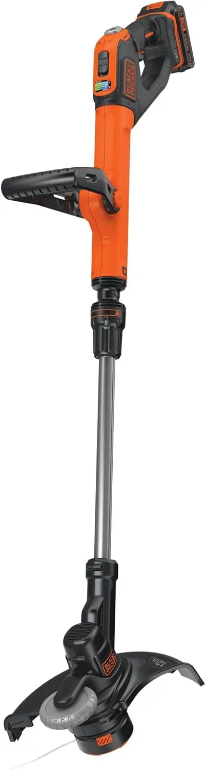 

20V MAX Cordless String Trimmer and Edger, 12 Inch Weed Eater, 2-Speed Control Weed Wacker, 2 Batteries, Charger and Spool Inclu