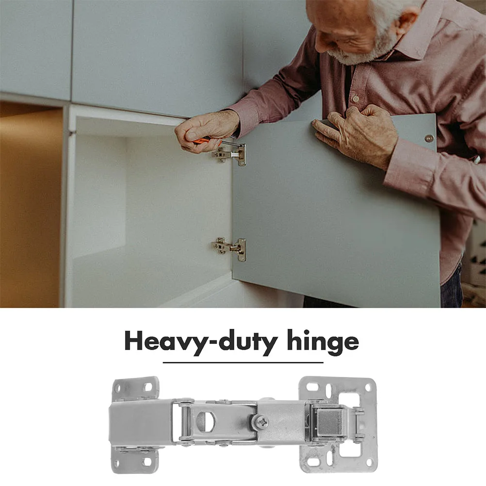 

2pcs Heavy Duty Hidden Hinge Hardware Stone Door Concealed Hinges For Fire Doors Seamless Flush Mount Cold Rolled Steel