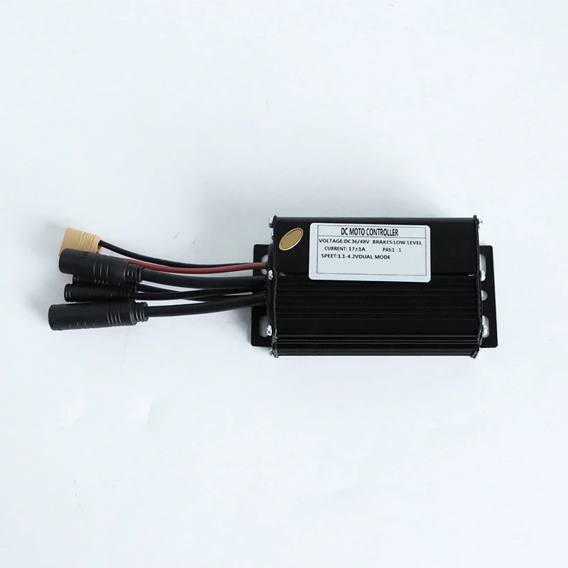 Electric Bicycle Controller 36/48V 6-Tube 17A Sine Wave Controller Waterproof Connector Easy To Use