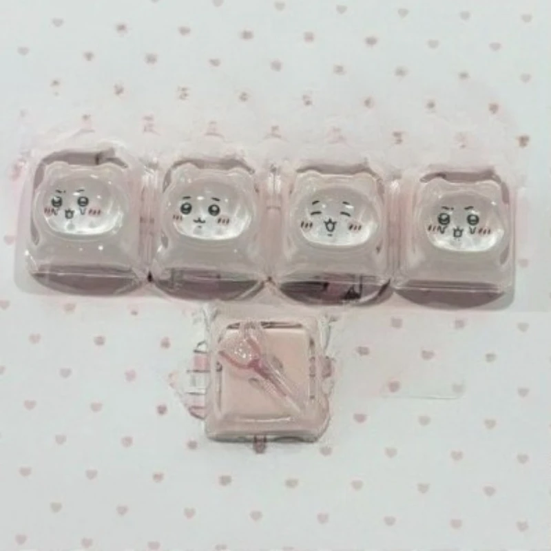 Anime Cartoon Kawaii Chiikawa Keycaps PC Light Transmission Personality Adapt Magnetic Axis Cross-purpose Machinery Keyboard New