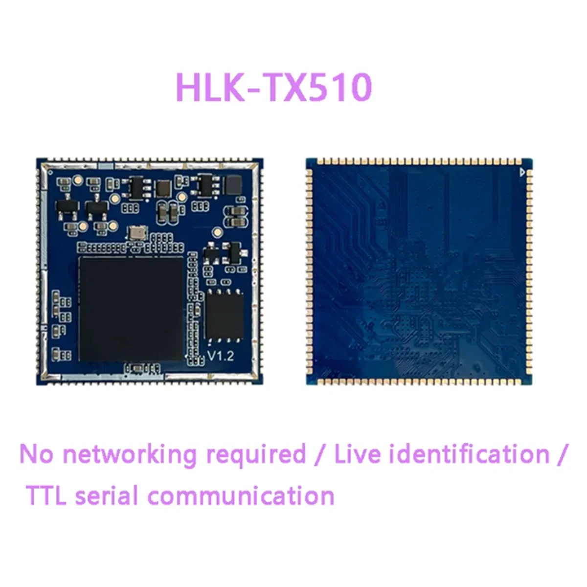 A51I New AI Face Recognition Module HLK-TX510 3D Binocular Camera Live Detection Discrimination Serial Communication(A)