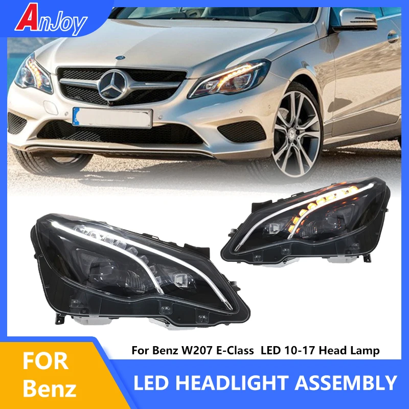 

【 High Quality 】 Suitable for Mercedes Benz W207 E-Class E200 E260 E300 LED 2010-2017 Headlamp DRL Signal Projector Lens