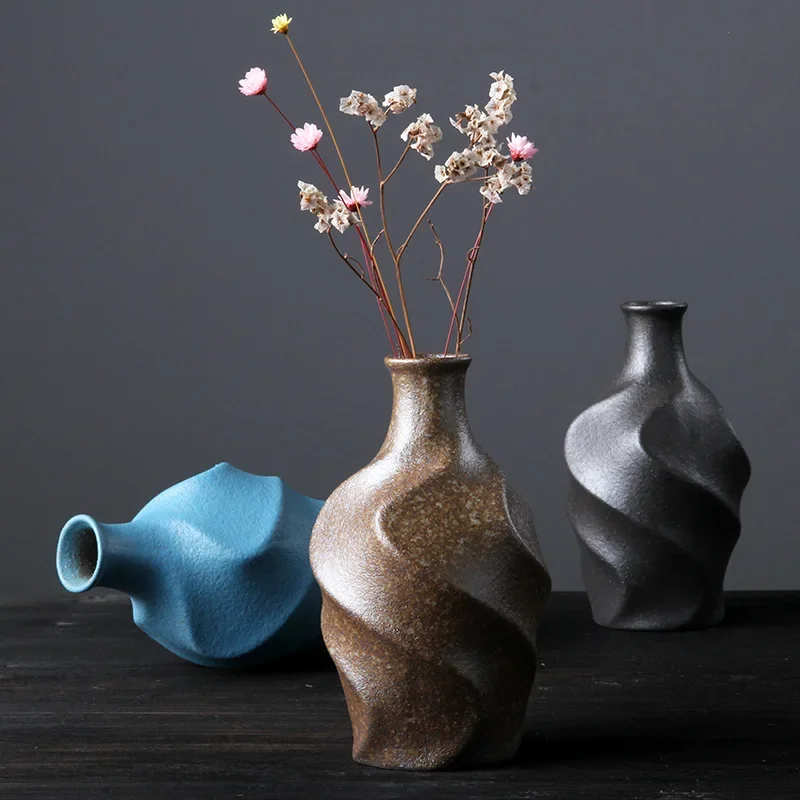 Flower Arrangement Flower Kiln Becomes Crude Pottery Small Flower Device Japanese-style Home Decoration Plant Hydroponics