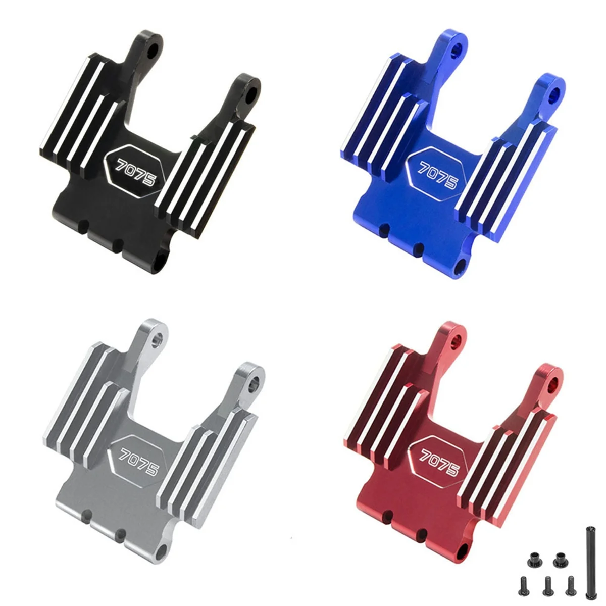 DELAM-Voor LOSI 1/4 Promoto-MX Elektrische Motorfiets Aluminium Voorkraan Seat Ondersteuning 261010 Rode Vervangende Onderdelen