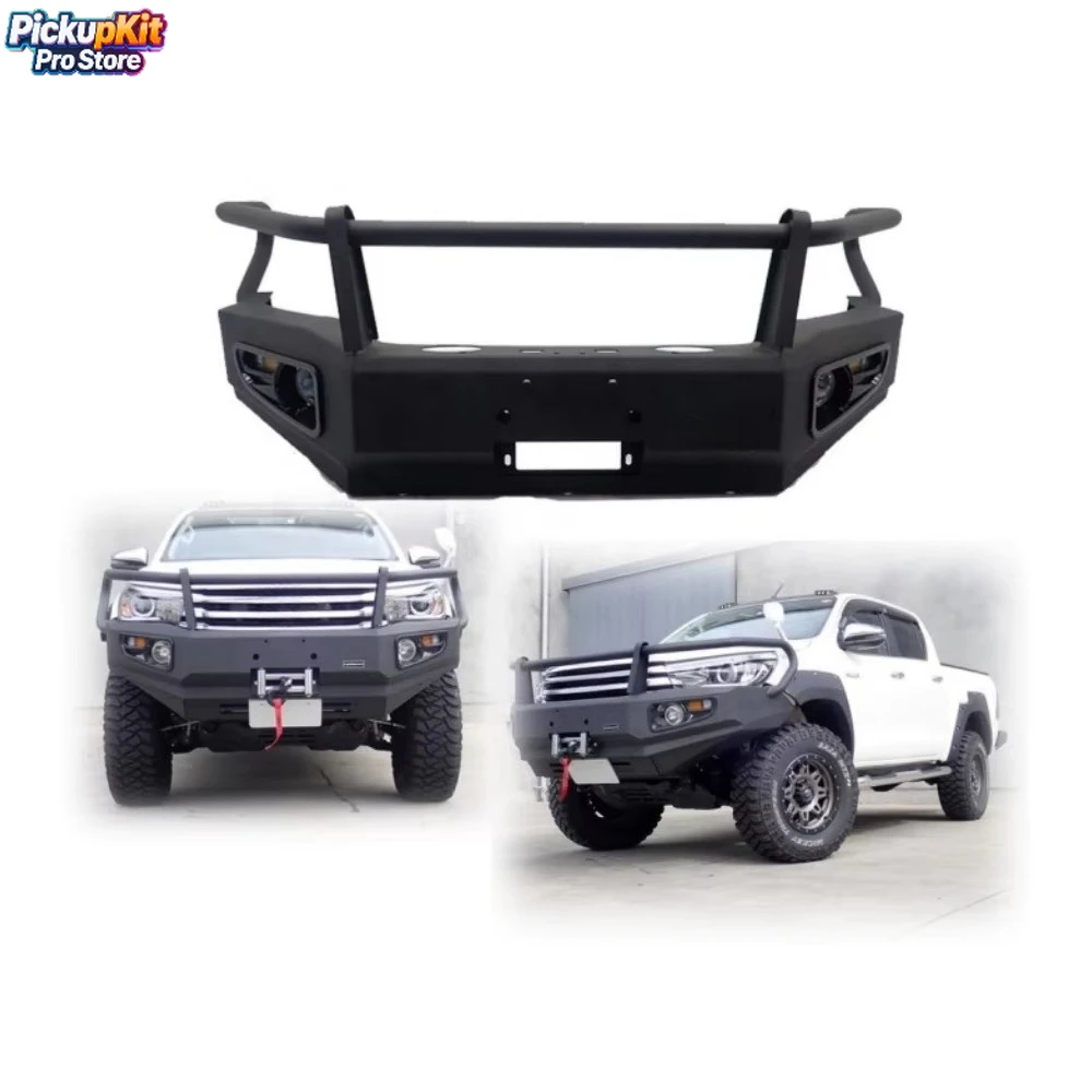 

Hilux GUN125 Paradigm HULK Off-road Front Bumper with Winch Bracket and Grille protection Steel