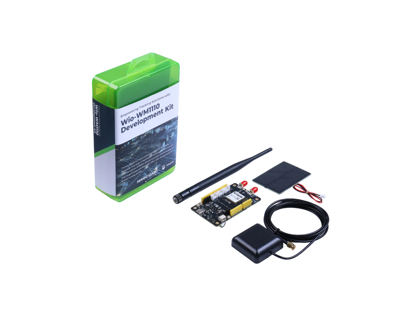 Kit dispositivo Wio-WM1110, Semtech LR1110 integrato e Nordic nRF52840