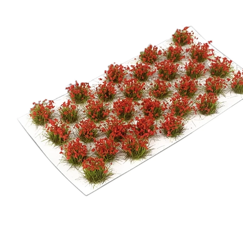 DIY Model Building Kits Artificial Grass Flower Petal Garden Lawn Mini Landscape Decor Accessories Sandbox Game Toy