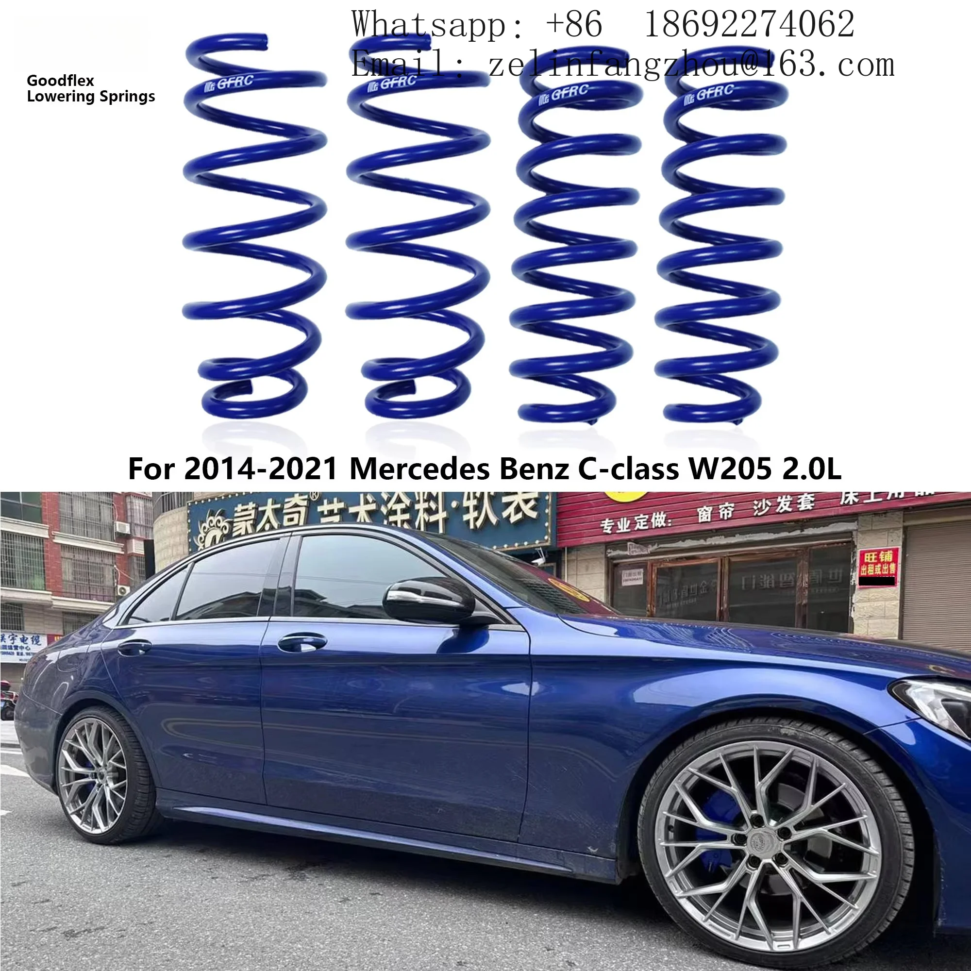GFRC High Performance Lowering Springs Suspension Kit for Mercedes Benz A B C E Class AMG GLK GLC Front Rear Sport Coil