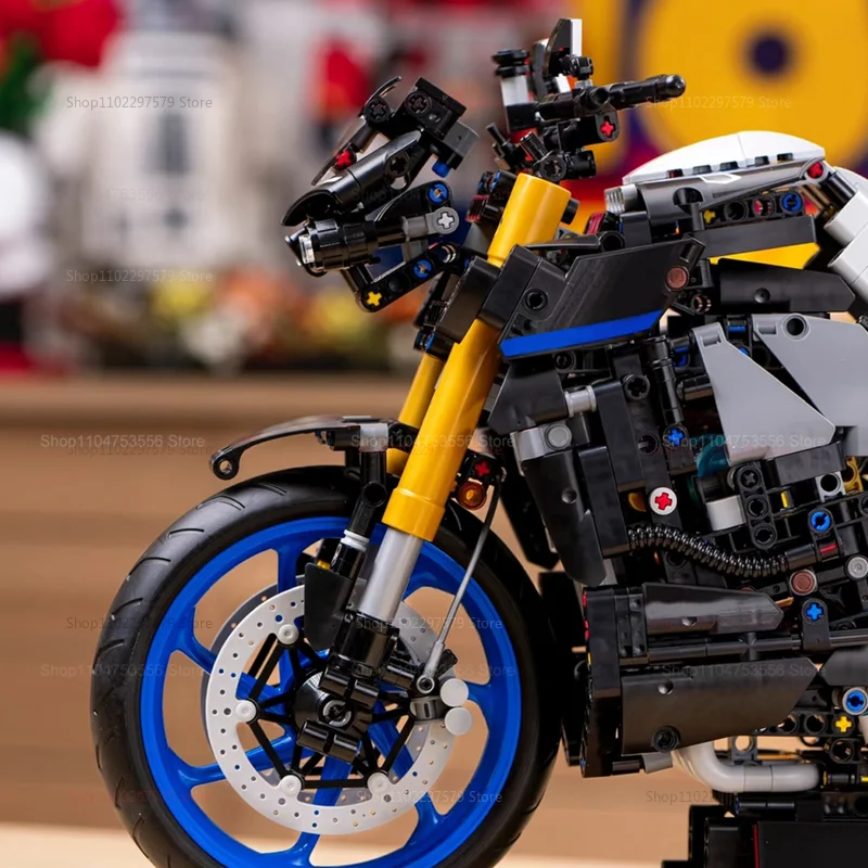1478PCS Modello di corse motociclistiche ad alta tecnologia Modello di blocco Modello di assemblaggio educativo per bambini Giocattoli Regalo per adulti Decorazioni per il desktop