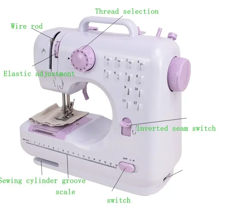 

Household 505 electric foot operated sewing machine, portable desktop sewing machine, locksmith, small sewing machine