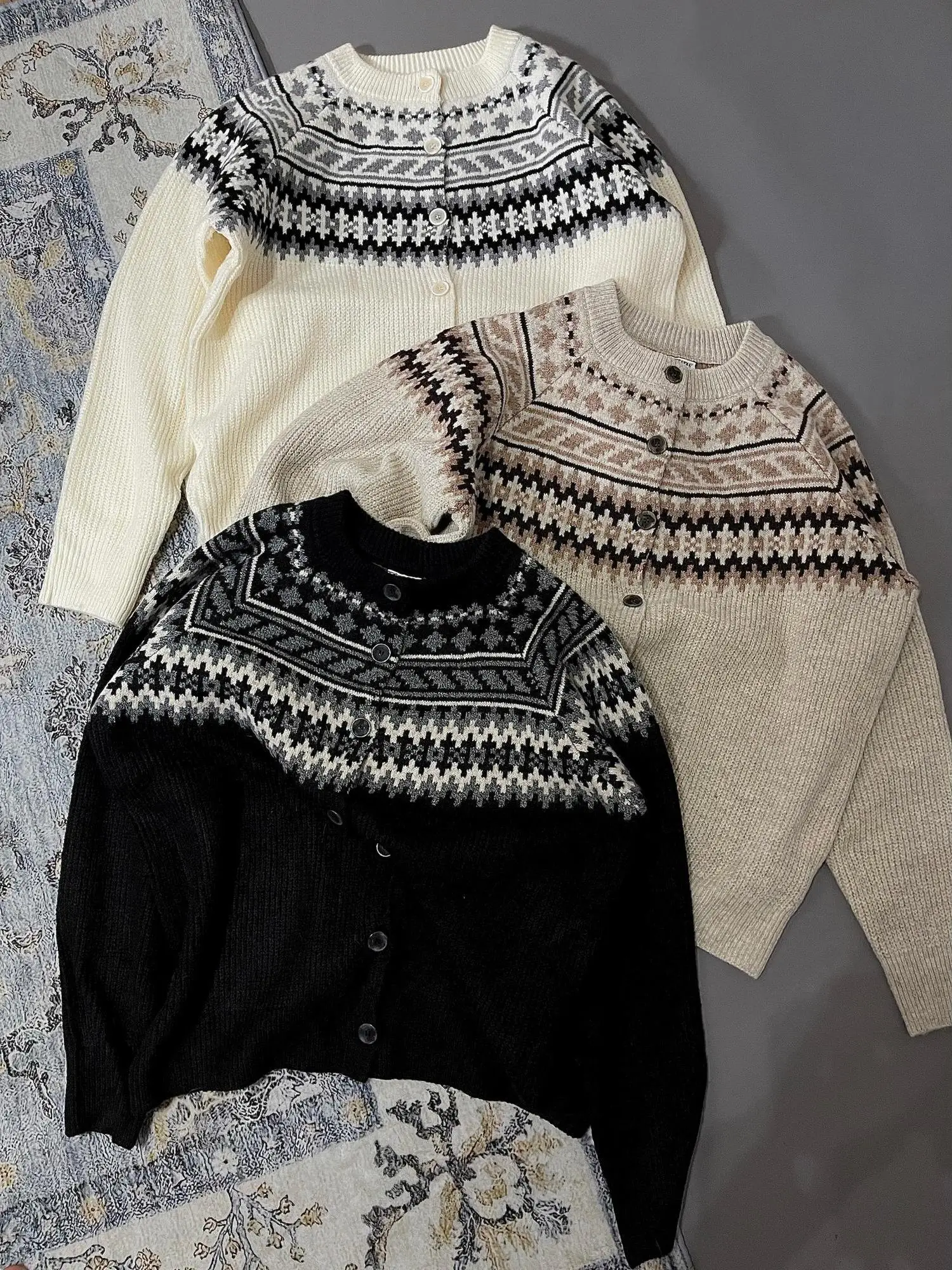 

Мужской вязаный кардиган Cleanfit с длинными рукавами, с кисточками, для отдыха, осенне-зимний, теплый, с геометрическим узором, из полиэфирного волокна