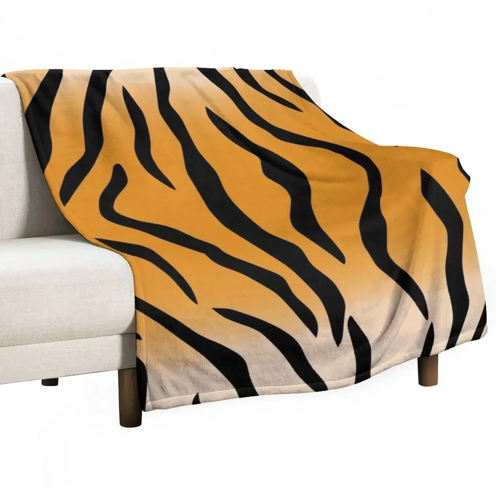 

Tiger Stripes Throw Blanket wednesday Blankets Sofas Of Decoration Flannel Thermal Blankets