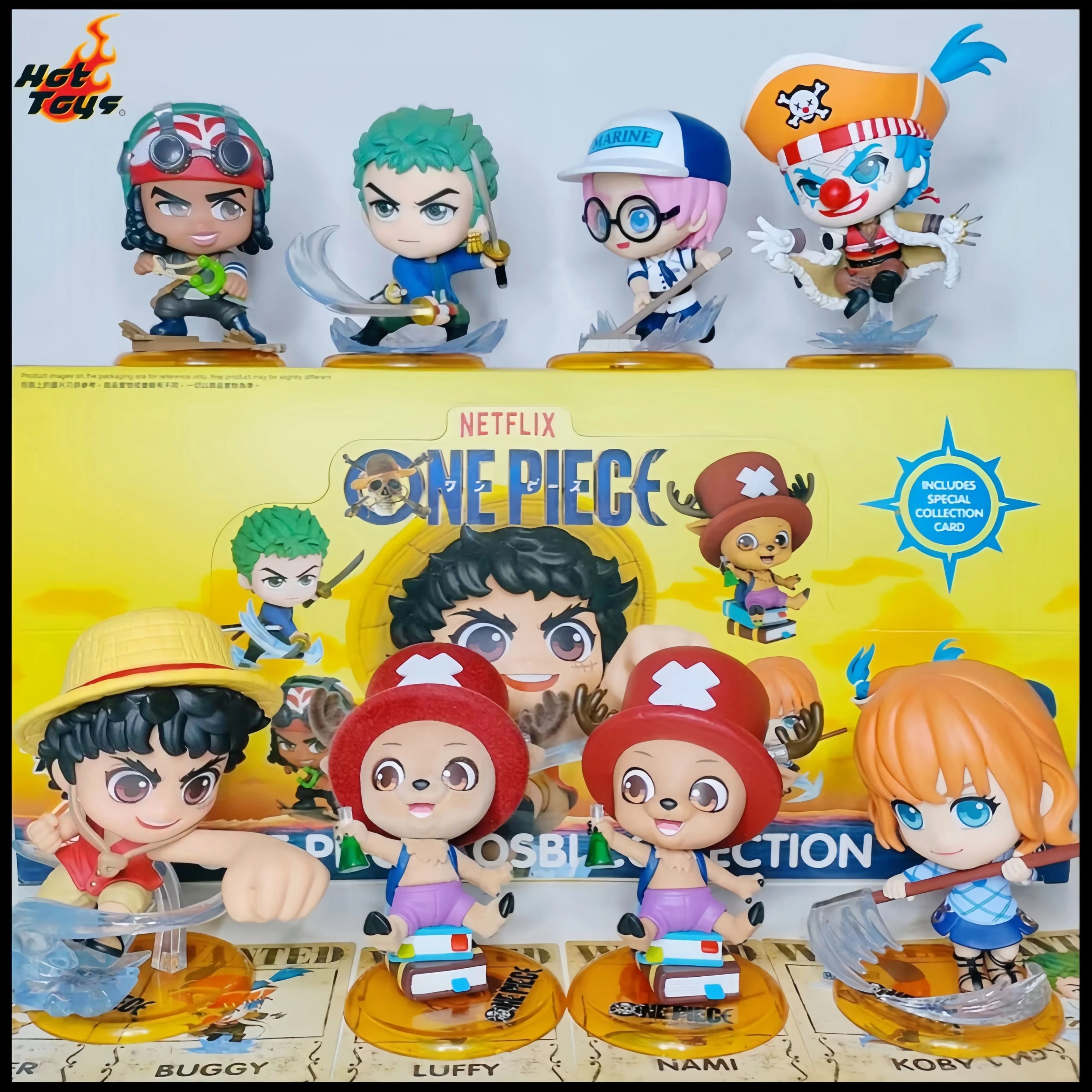 

Hot Toys Authentic One Piece Cosbi Mini Figure Blind Box Anime Cartoon Collectible Doll Birthday Gift Desktop Decoration Toys