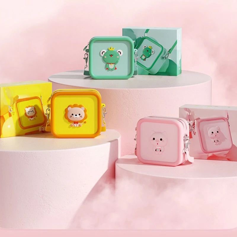 Ежедневная детская сумка для хранения камеры, сумка через плечо с героями мультфильмов, модный кошелек для монет для малышей, мини-сумка для камеры