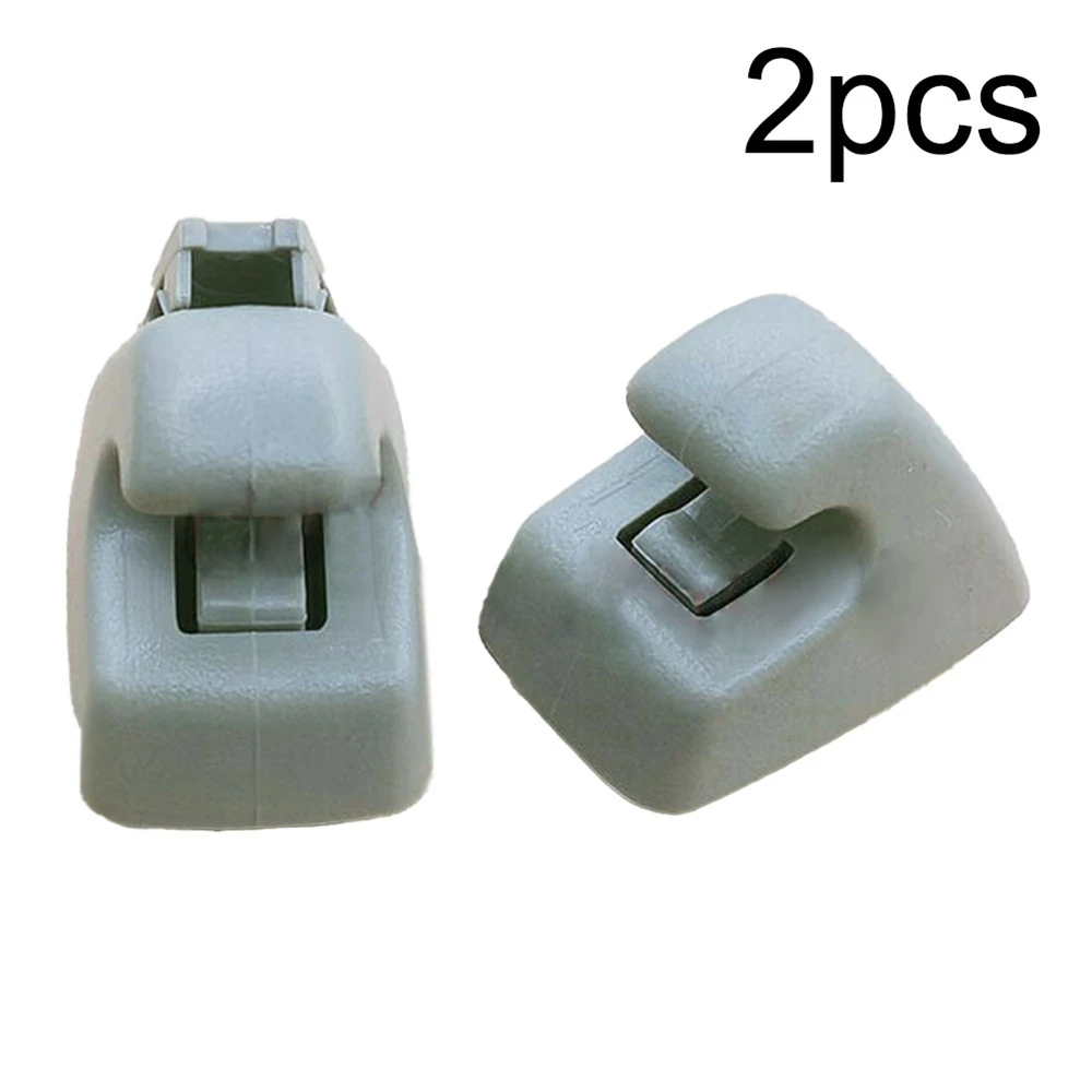 2Pcs Sun Visor Clip For GM Chevrolet Opel 95994975 Cruze Sonic Spark Auto Sun Visor Hook Support Bracket Car Interior Accessries