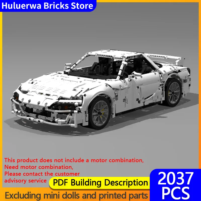 

Speed Racing Car Model MOC Building Bricks RX7 FD Top Tier Sports Car Modular Technology Children Holiday Gift Assemble Toy Suit